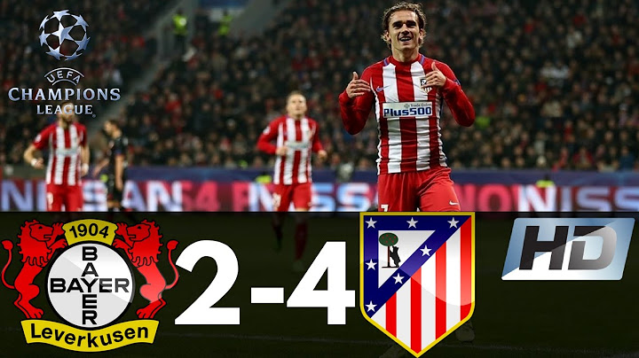 Bayer Leverkusen vs Atletico Madrid 2-4 UEFA Champions League All Goals & Highlights 21/02/2017