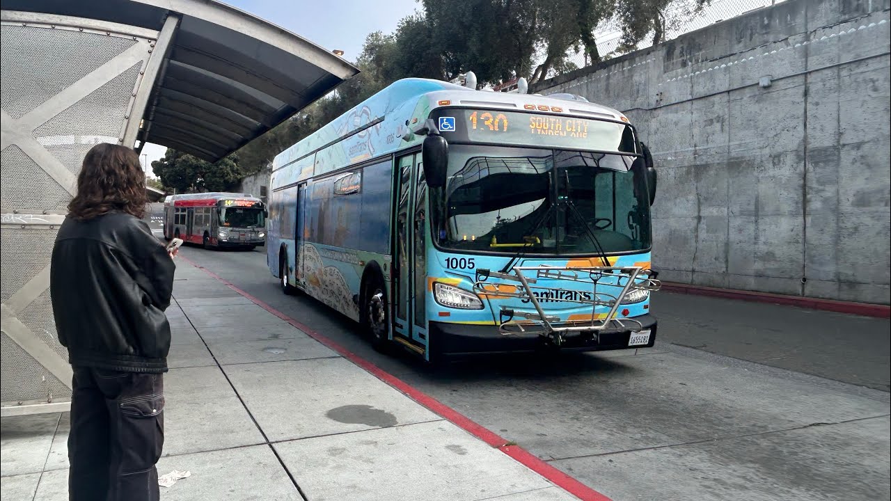 BHM Bus Wrap | SamTrans #1005 on Route 130 From Hoffman St & Lausanne To Colma Bart