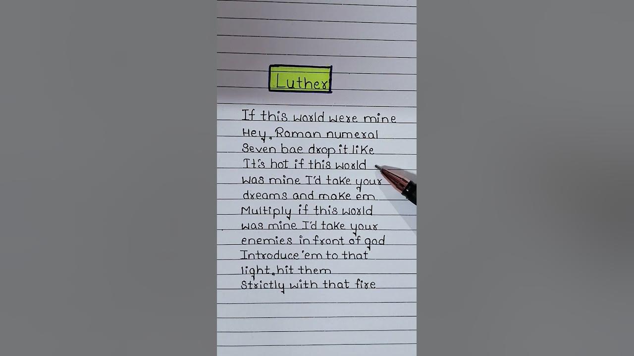 Luther (Lyrics) ~ Kendrick Lamar 💗 #lyrics #song