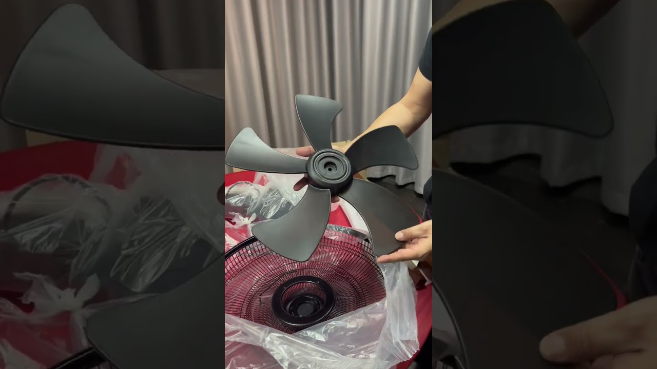 Unbox พัดลม Mira "รุ่น M-185" ขาไม้ บอกเลยว่า สวยมาก~