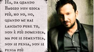 Cesare Cremonini Marmellata testo chords