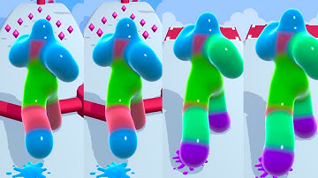 World Record Gameplay Blob Runner 3D Walkthrough Android,iOS Gameplay Levels 3-4
