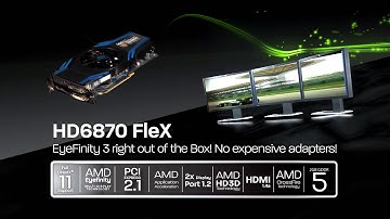 SAPPHIRE FleX series - great graphics cards for gaming in Eyefinity