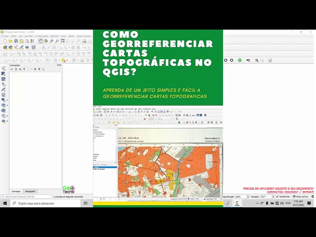 Georreferenciar Carta Topográfica no ArcGis 