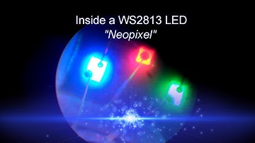 Meet the WS2812 "Neopixel" down a microscope.