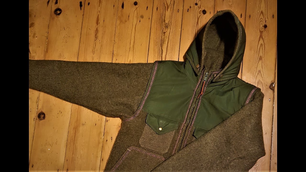 A Wool Bushcraft Smock - YouTube