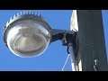 Replacing yard light on a pole with LED and bench testing.