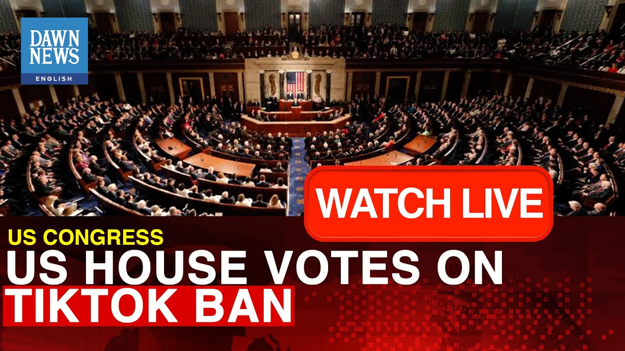 🔴 LIVE: US House Votes On TikTok Ban | Dawn News English