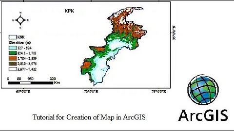 How to make elevation map in ArcGIS | #gis #map #mapping #arcgis