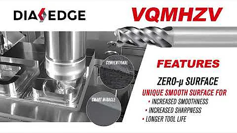 DIAEDGE VQMHZV Vibration Control End Mills