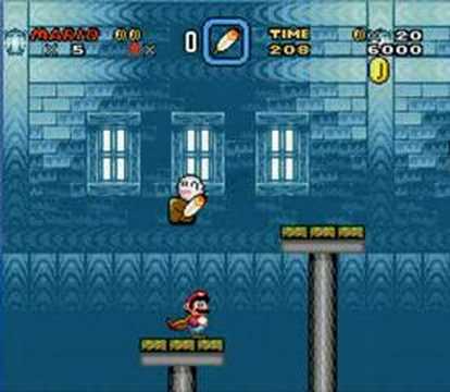 My first Super mario world custom level.