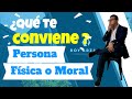 ¿Qué conviene más, emprender como persona física o moral?, Lic. Gino Vallado & Roy Arzate (2020)