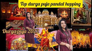 Top Puja Pandal Hopping In Kolkata 2022//Durga Puja 2022 @sreesupaparnasvlog