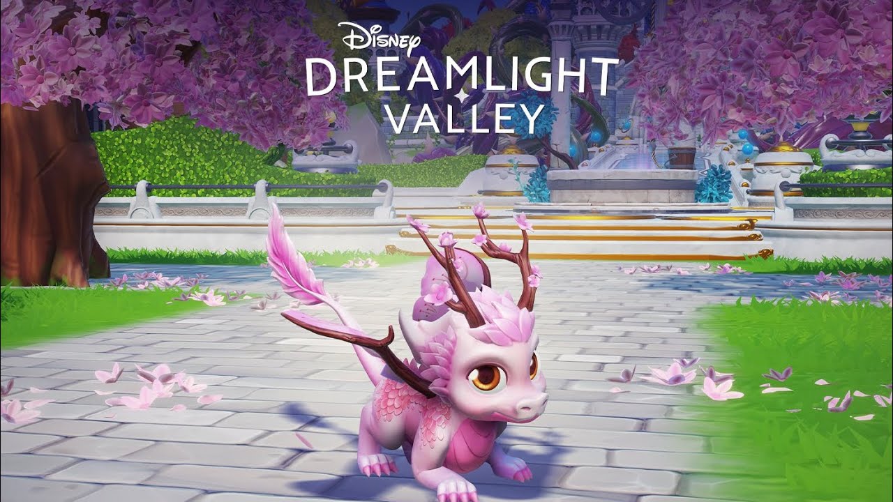 Disney Dreamlight Valley: Free The Sakura Blossom Dragon Companion (Community Companion)