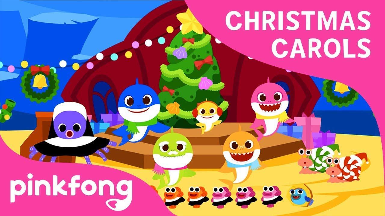 A Shark Christmas | Christmas Carols | Baby Shark | Pinkfong Songs for Children