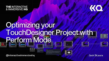 Optimizing your TouchDesigner Project with Perform Mode - TouchDesigner Tutorial 222