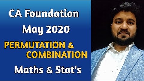 CA Foundation MATHS & STAT