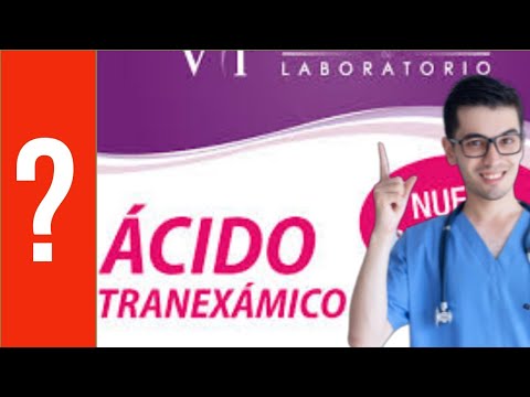 Vídeo: Tabletas Tranexam - Instrucciones De Uso, Revisiones