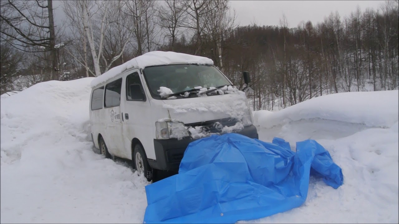 エンジンがかからない日産キャラバン 大事なところを録り逃す サンタのトコロ19 Youtube