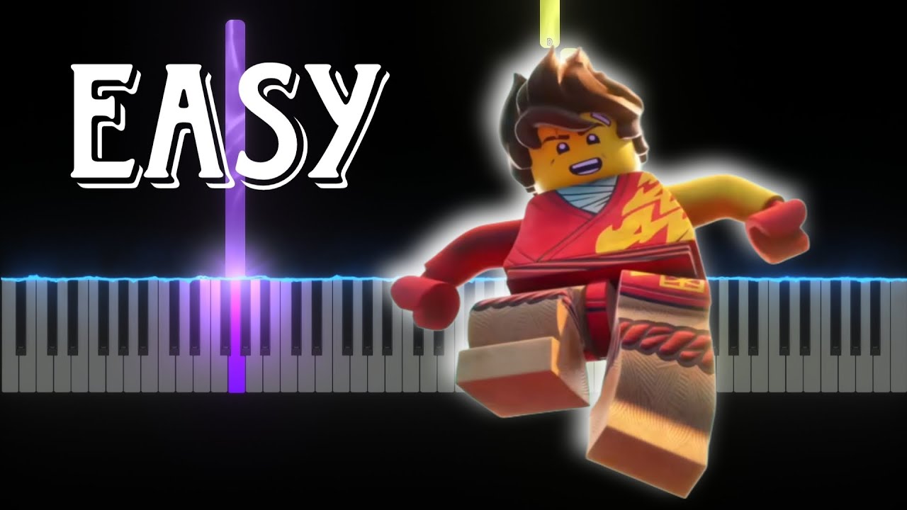 The Weekend Whip - Lego Ninjago (Easy Piano Tutorial)