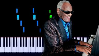 Ray Charles - Hit The Road Jack Piano Tutorial