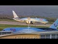 787-9 FIRST Revenue Flight to Curacao! Thomson/TUI 787-8 and 787-9 and KLM 747s at Curacao Airport