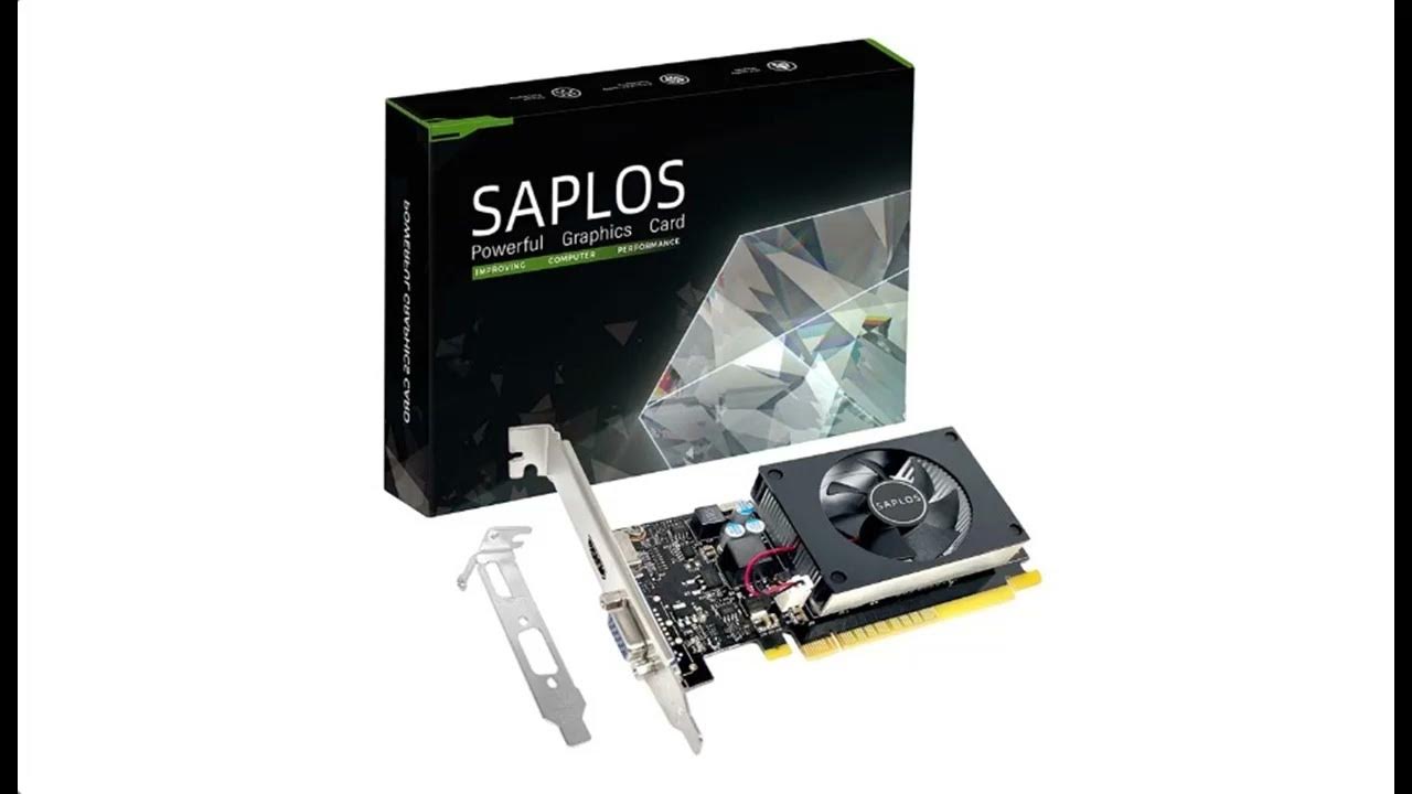 SAPLOS NVIDIA GT 710 2G DDR3 64-bit HDMI VGA Low Profile Video Graphics  Card