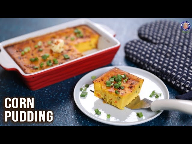 Corn Pudding Recipe | Eggless Corn Pudding | Serve it as a Side Dish or Starter | Easy Baking Ideas | Rajshri Food