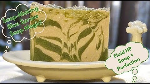 Seasonal Soap Magic: Blue Spruce Aloe Bars (Hot Process Chaos!)