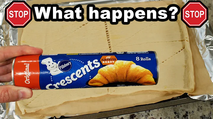 What happens.. If you cook Pillsbury Crescent Rolls flat?