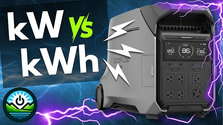 kW vs kWh Difference Explained | What Size Solar Generator?