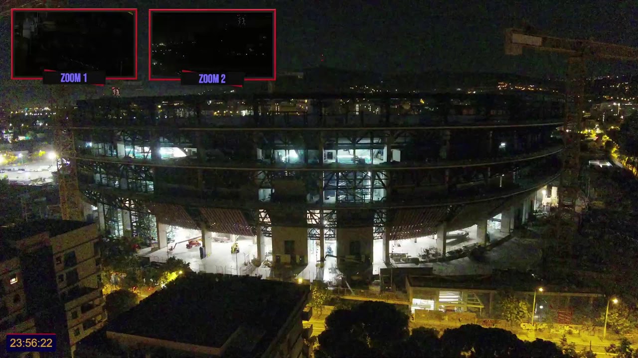 Emissió en directe 4K! 24/06/26 de Las Obras del Camp Nou!
