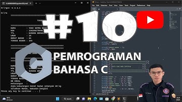 #10 Perulangan Bersarang (Nested Loop) - Pemrograman Bahasa C