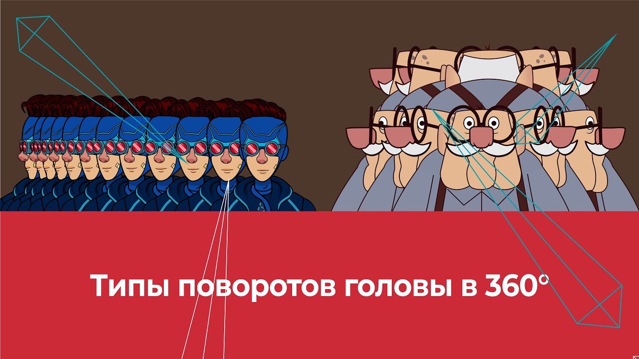 360 Head Rotation Поворот головы 360 MOHO / 360 head rotation smooth and through the ...