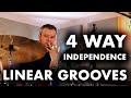 4 Way Independence Linear Grooves