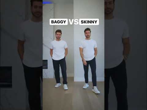 Alex Costa Baggy VS skinny man style #shorts #trend