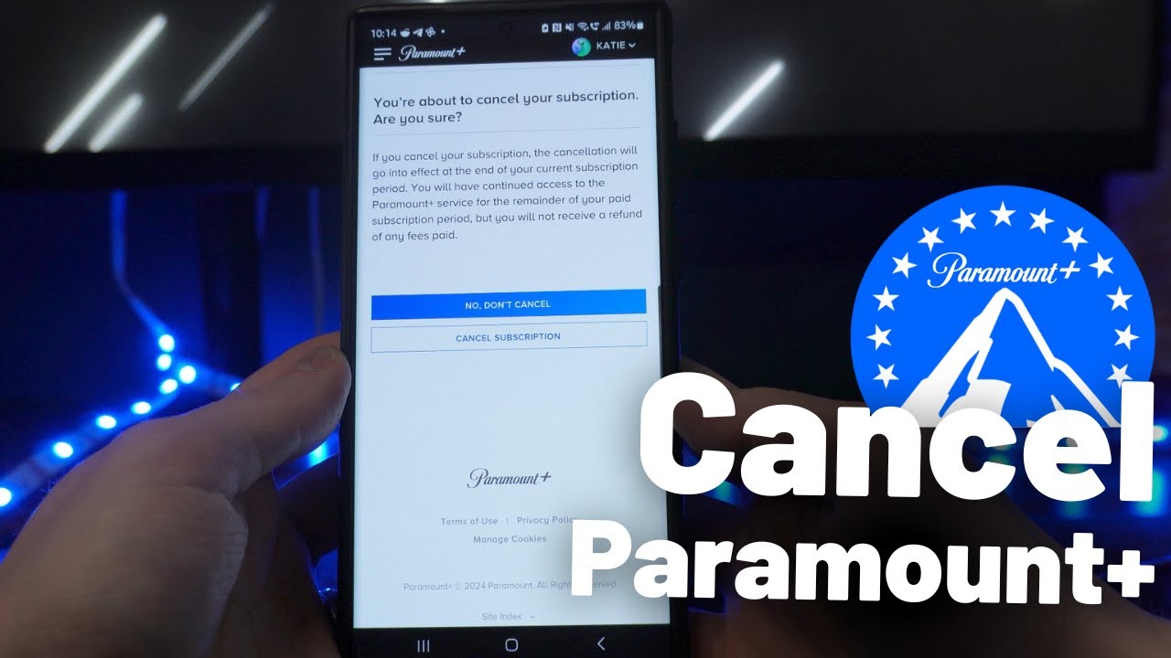 How To Cancel Paramount Plus Subscription! (2024) - YouTube