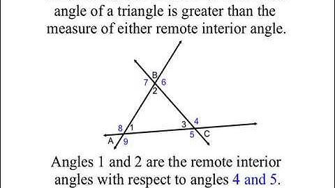 Exterior Angle Inequality: Lesson 052g