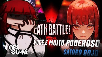 Anime Movies React to ♪ Gojo vs Makima - DEATH BATTLE (Dubbed) | 🇧🇷/🇺🇲 Torizu
