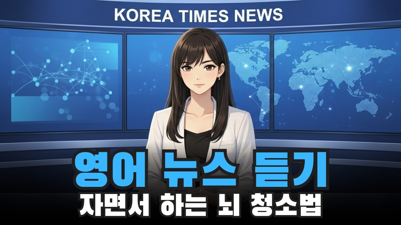 영어 듣기 연습 | 초보자를 위한 영어 뉴스: 자면서 하는 뇌 청소법 🔥