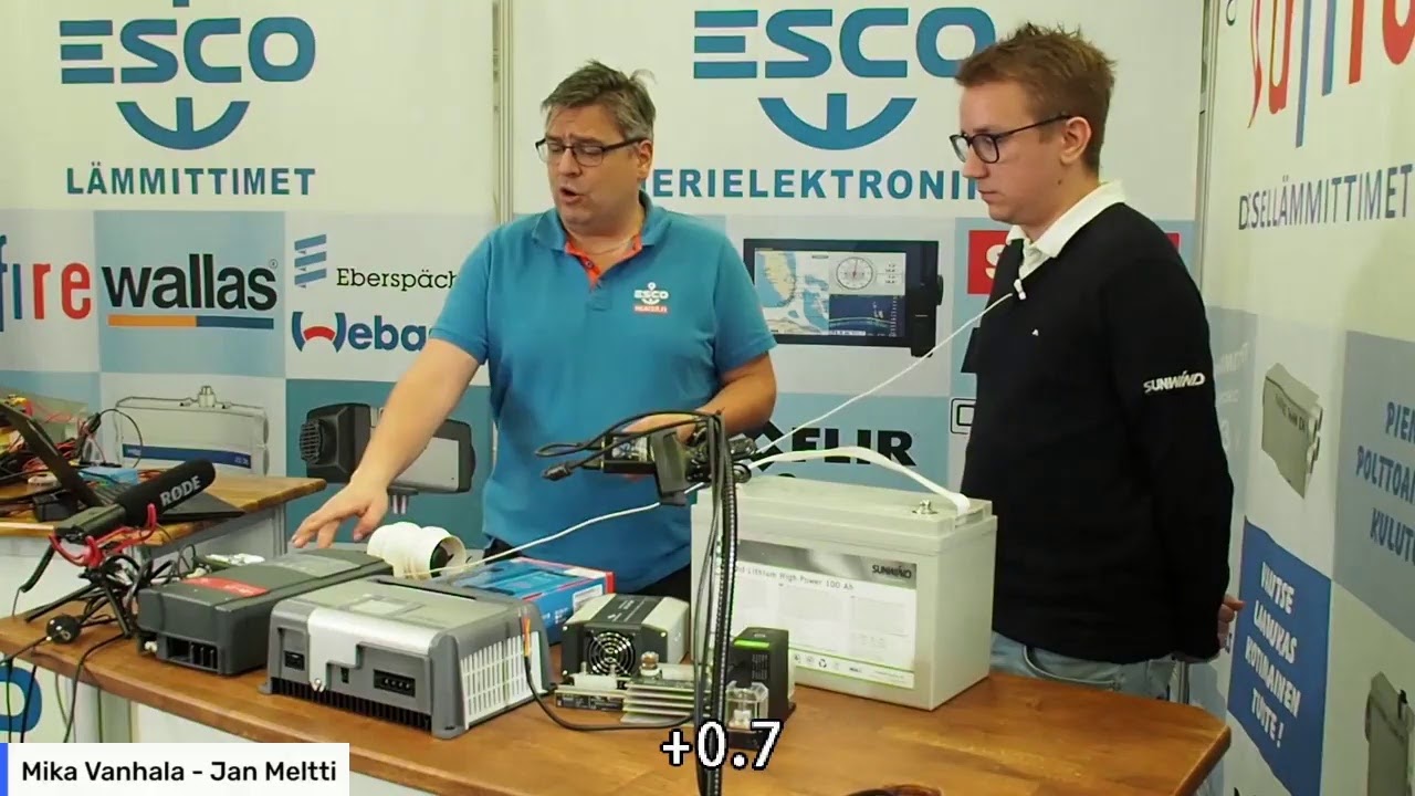 Sunwind Litium akut ja akkujen lataaminen, sekä käyttö veneissä ja mökeillä