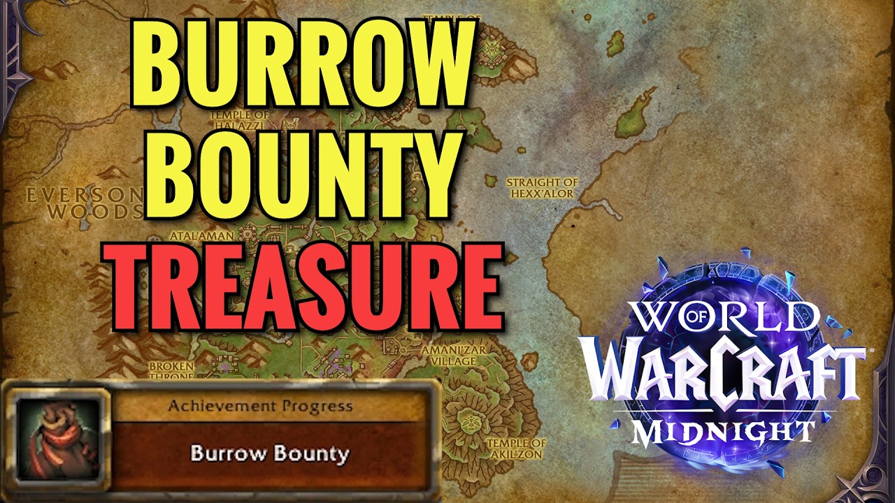 Burrow Bounty Treasure Location (Treasures of Zul'Aman) (WoW Midnight)