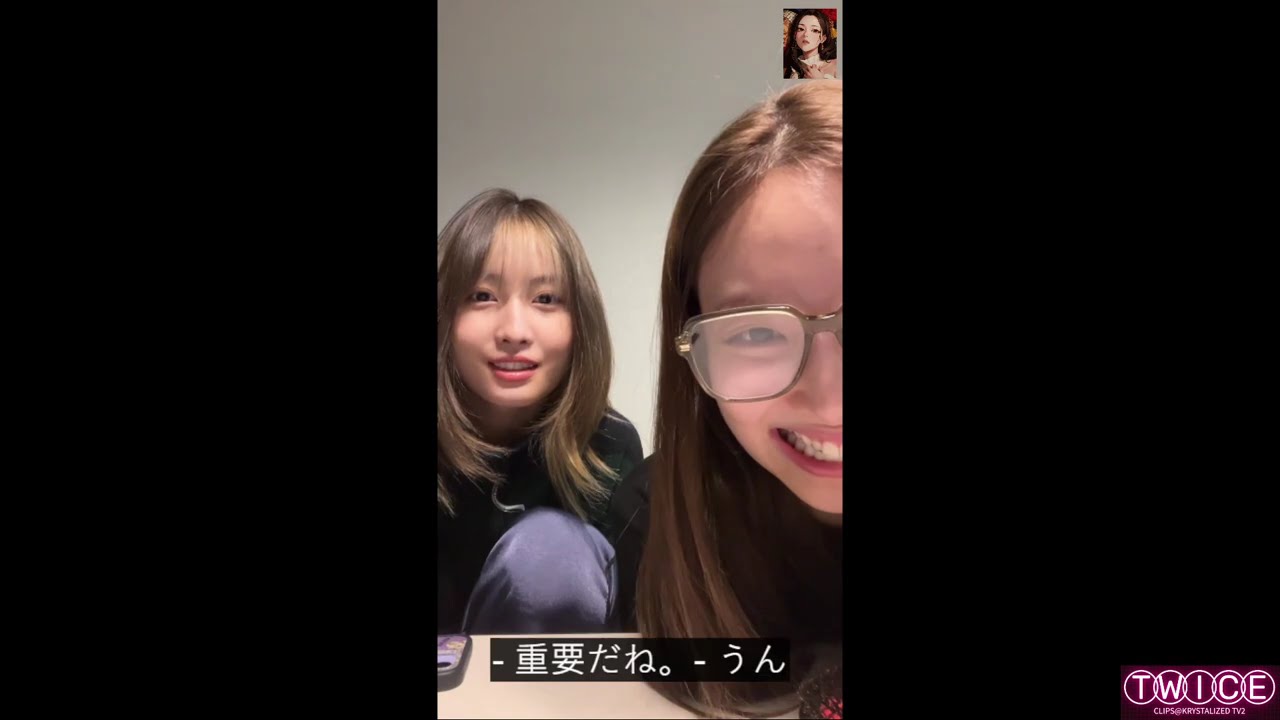 【TWICE日本語字幕】ナヨン モモ Nayeon Momo VLive | 2021.12.14