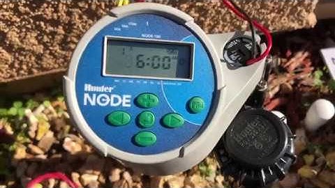 "Hunter Node"  Battery Operated Irrigation Timer