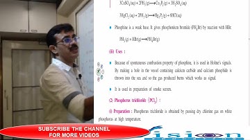 CONCEPT 8 ALLOTROPES OF PHOSPHOROUS N PHOSPHINE
