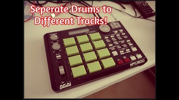MPC 500 - How to Separate Drums into Different Tracks from a Single Recording