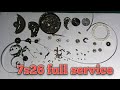 Seiko 7s26  full service disassembly and assembly watch repair tutorials