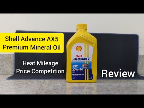 Shell Advance AX5 Premium Mineral Oil 20W40 - Review (Heat, Mileage, Price, Competition) @UjjwalPratapSingh45