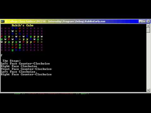 Demo of end product of RBT337 program