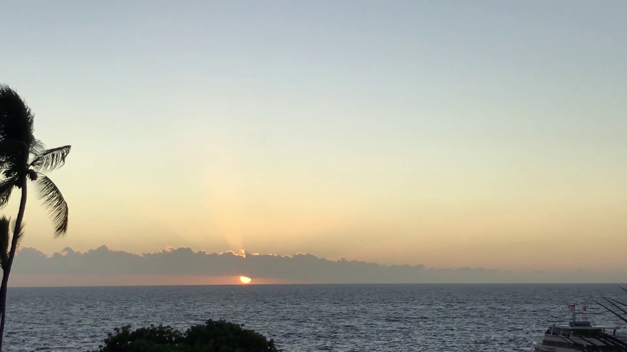 Sunset from Keauhou Bay, Big Island, Hawaii